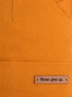 Шапка детская с ушками на осень