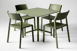 Стол складной квадратный Frasca Mini 70*70, антрацит (база + столешница)