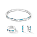 Серьги Coeur de Lion Blue-Silver 0136/21-0717
