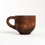 Деревянная большая кружка из кедра для напитков 350 мл. C77