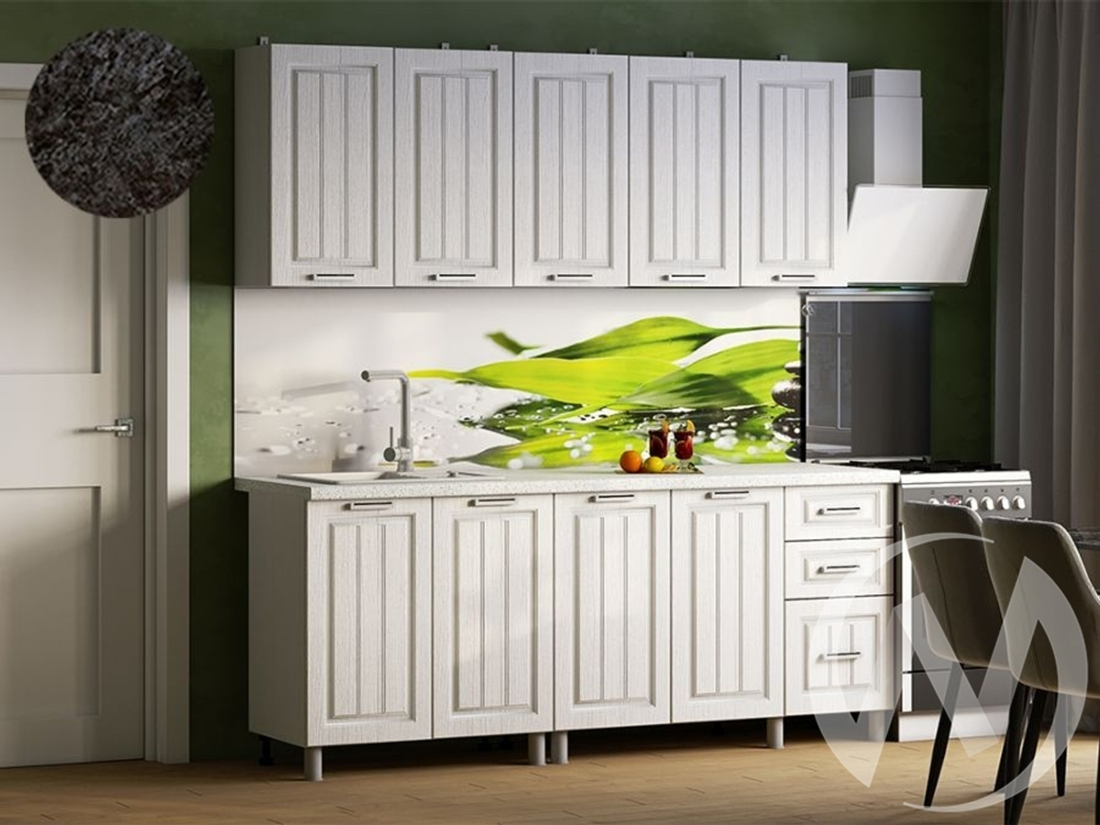 Кухня Лаура 2.0м 26мм кастилло темный