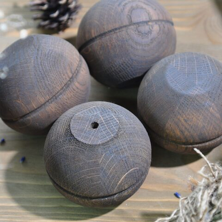 Комплект мебельных дубовых ножек 4 шт. для стола и шкафа, коричневый