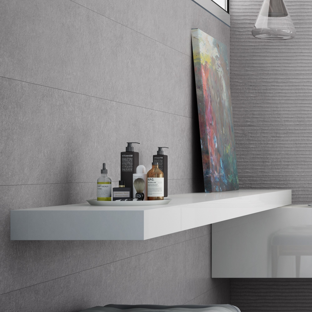 Плитка Light Stone Score Grey 30x90