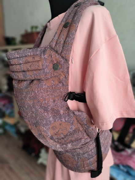 Mokosh wrap Солнечные медведи Чайная роза. Эрго-рюкзак.