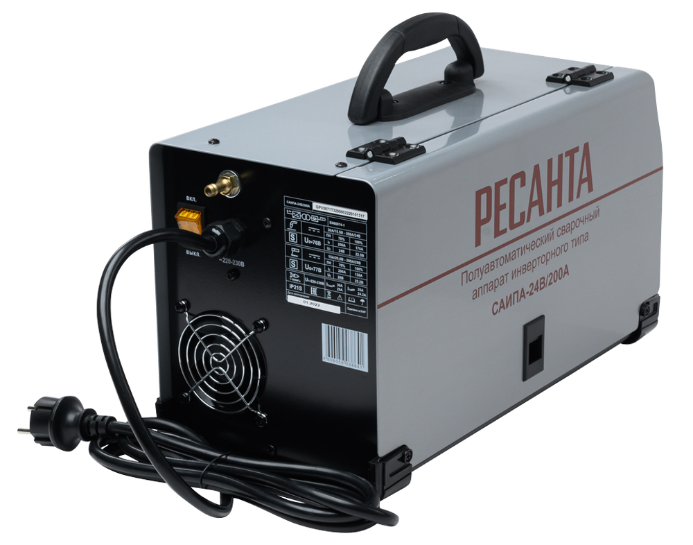 Сварочный полуавтомат Ресанта САИПА-24В/200А (MIG/MAG)
