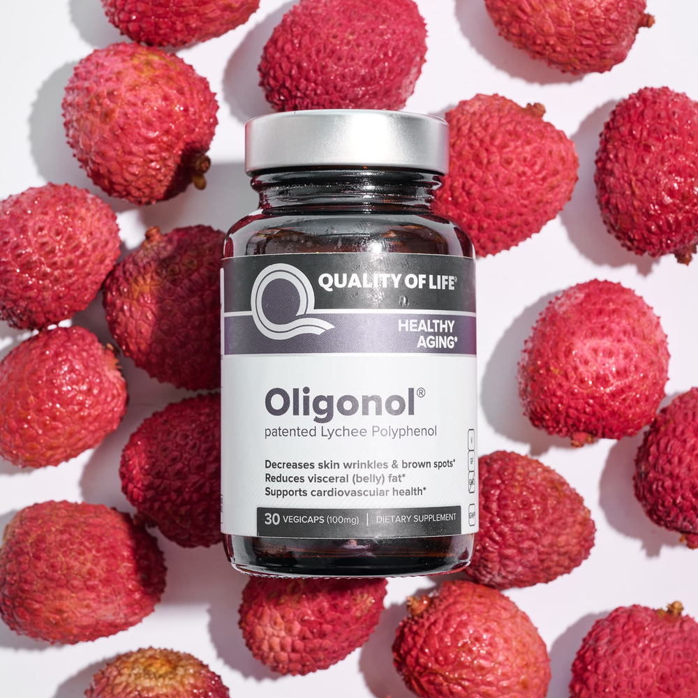 Quality of Life, Oligonol, 100 мг, 30 вегетарианских капсул