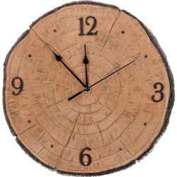 ЧАСЫ НАСТЕННЫЕ КВАРЦЕВЫЕ "TREE" 32*31*4 СМ.ДИАМЕТР ЦИФЕРБЛАТА=21 СМ.(КОР=6ШТ.)