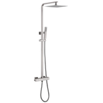 Душевая стойка ABBER Daheim AF8260SPL с термостатом без излива, сатин