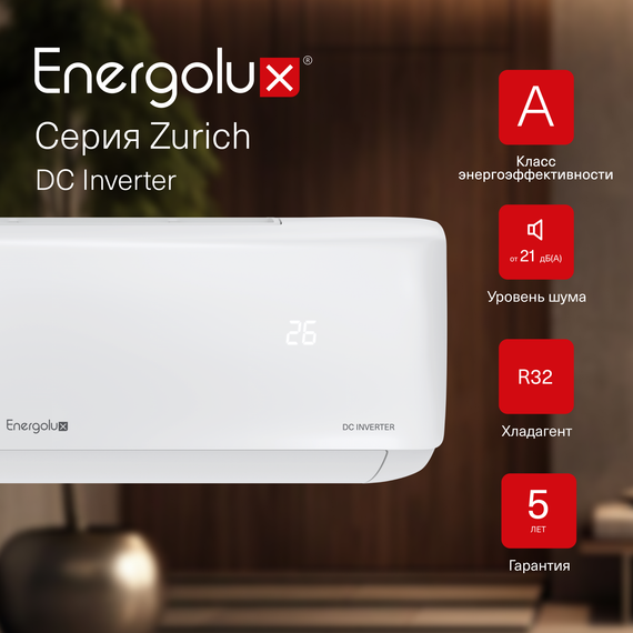 Инверторный кондиционер Energolux ZURICH SAS24Z5-AI/SAU24Z5-AI — (32)