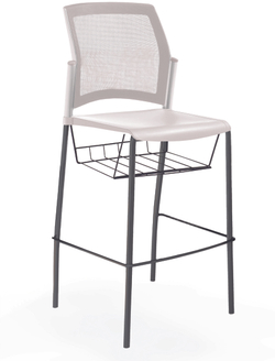 Rewind стул барный со спинкой-сеткой