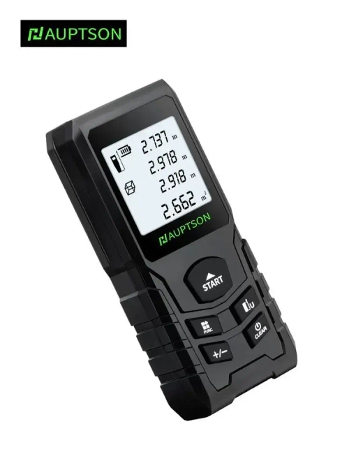 Дальномер лазерный, 100M, Лазерный дальномер, АКБ*2, рулетка строительная