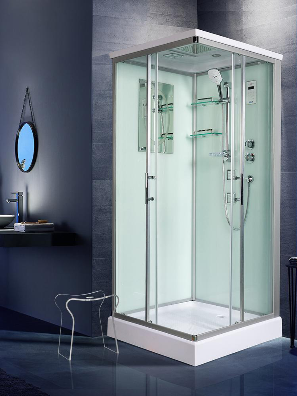 Душевая кабина WeltWasser  WW500 LAINE 904 900х900х2170 мм 10000003268