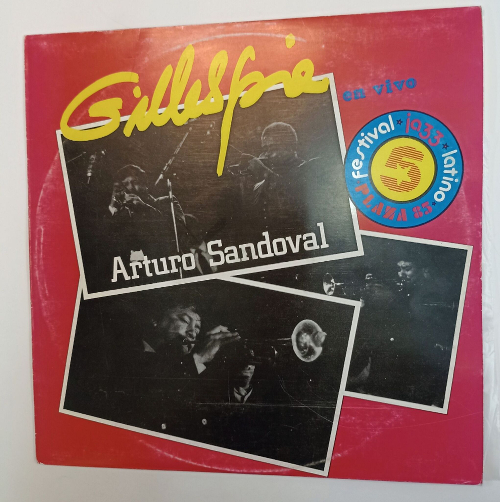 Винтажная виниловая пластинка LP Dizzy Gillespie Y Arturo Sandoval Gillespie En Vivo (Куба 1985)