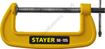 STAYER SG-125 125 мм, Чугунная струбцина G (3215-125)