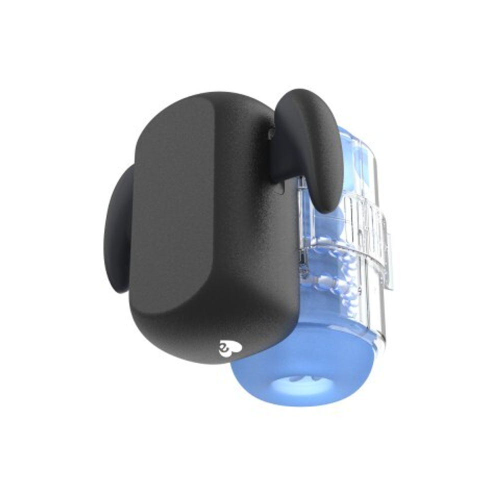 Инновационный робот-мастурбатор Black Knight с массажем бусинами от Amovibe