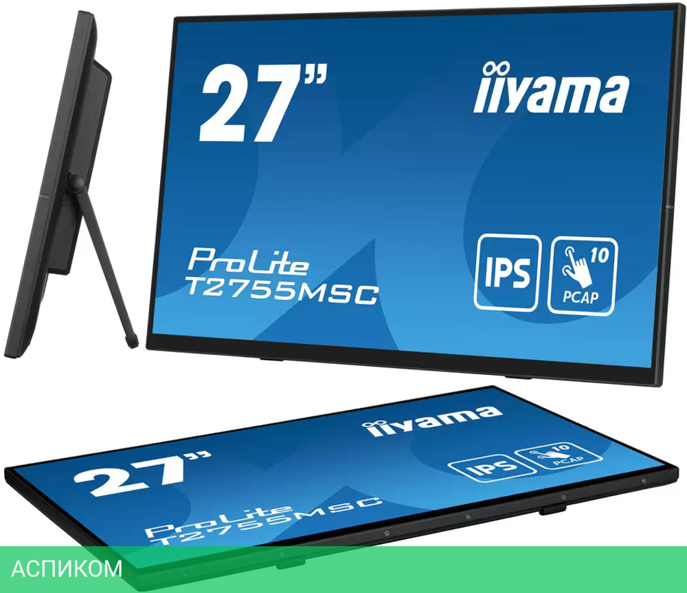 Портативный монитор Iiyama ProLite T2755MSC-B1