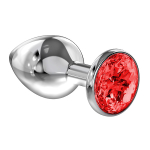 Анальная пробка Lola Games Diamond Red Sparkle Large 4010-06Lola