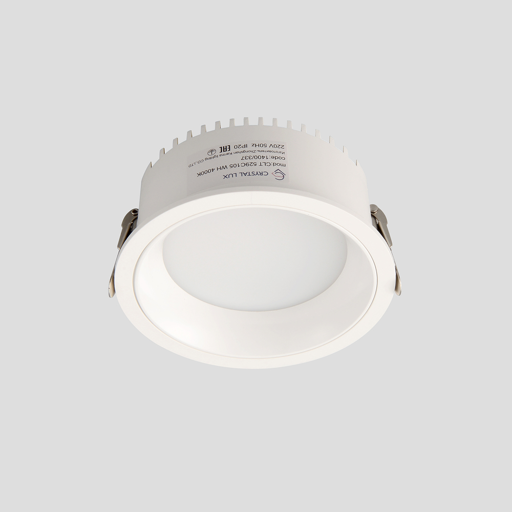 Светильник встраиваемый Crystal Lux CLT 529C105 WH 4000K