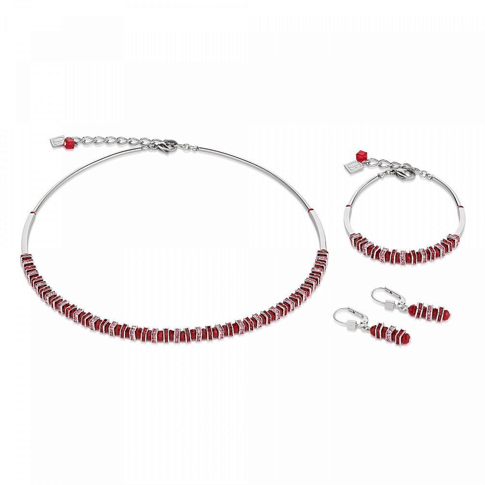 Колье Coeur de Lion 4858/10-0300 цвет красный, розовый
