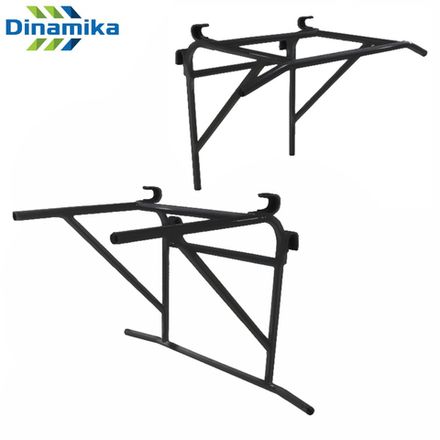 Турник-брусья навесной на шведскую стенку перевертыш (цвет черный)