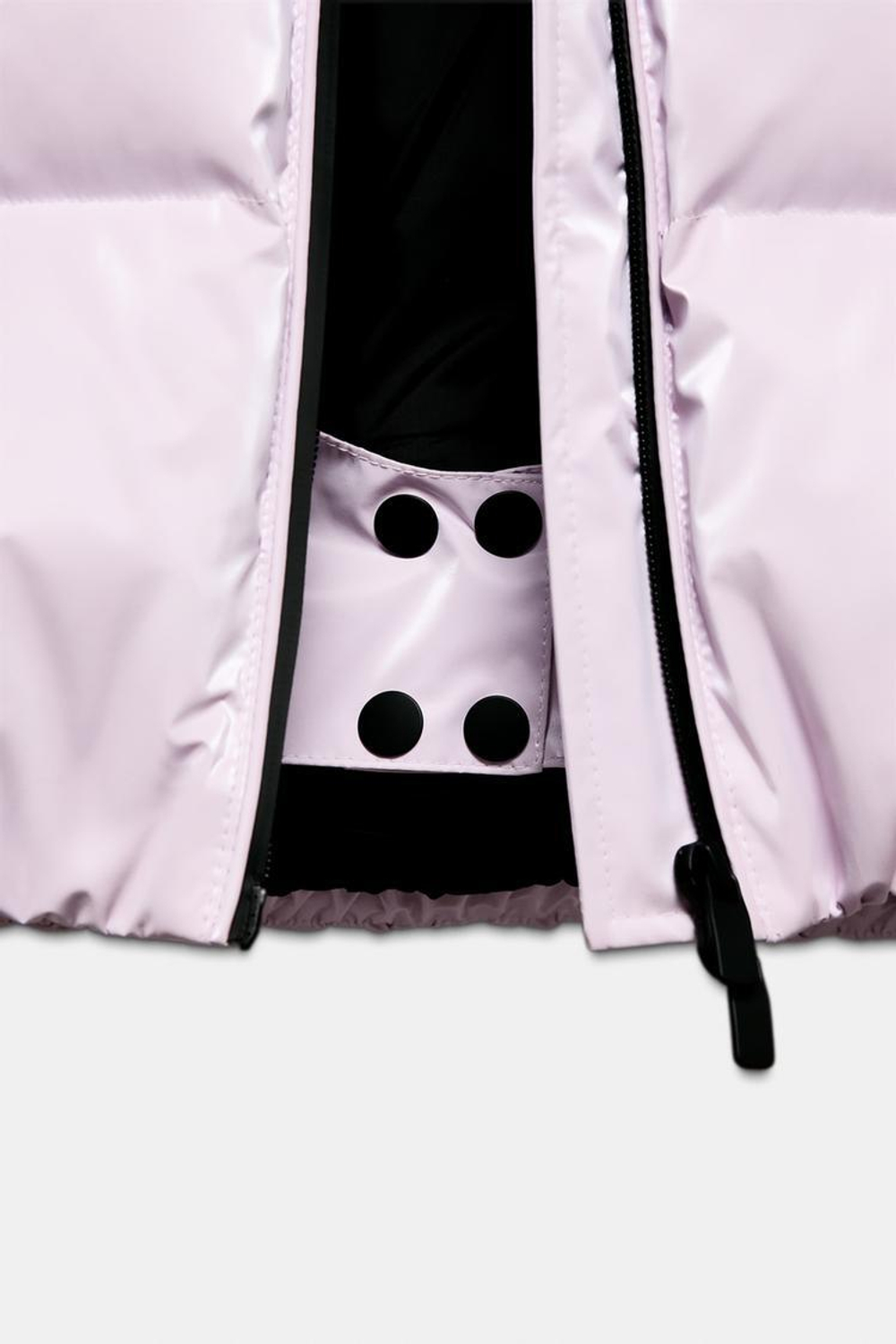 ZARA ВОДОНЕПРОНИЦАЕМАЯ КУРТКА С КАПЮШОНОМ, РОЗОВЫЙ