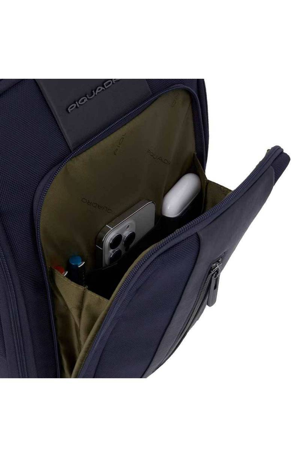 Рюкзак-трансформер на колесах Piquadro Brief/Blue