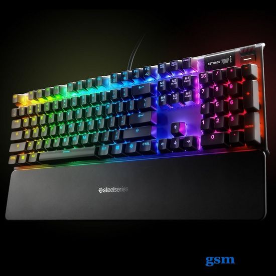 SteelSeries Apex 7 TKL Red Switch USB QX2 Gaming Keyboard Black (Чёрный)