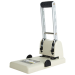 Дырокол DELI "HD100", до 100 листов, металлический корпус, ассорти