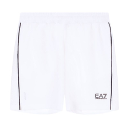 Мужские теннисные шорты EA7 Tennis Pro In Ventus7 - white/blue