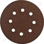 Круг шлифовальный ЗУБР ″СТАНДАРТ″ из абразивной бумаги на велкро основе, 6 отв., Р40, 150мм, 5шт