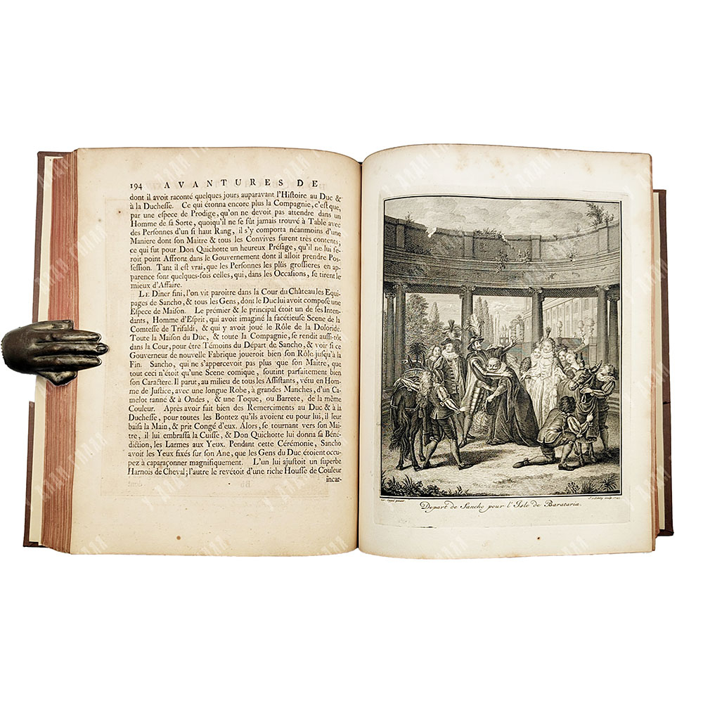 Сервантес Сааведра, М. де. Основные приключения восхитительного Дон Кихота. Гаага, 1746.