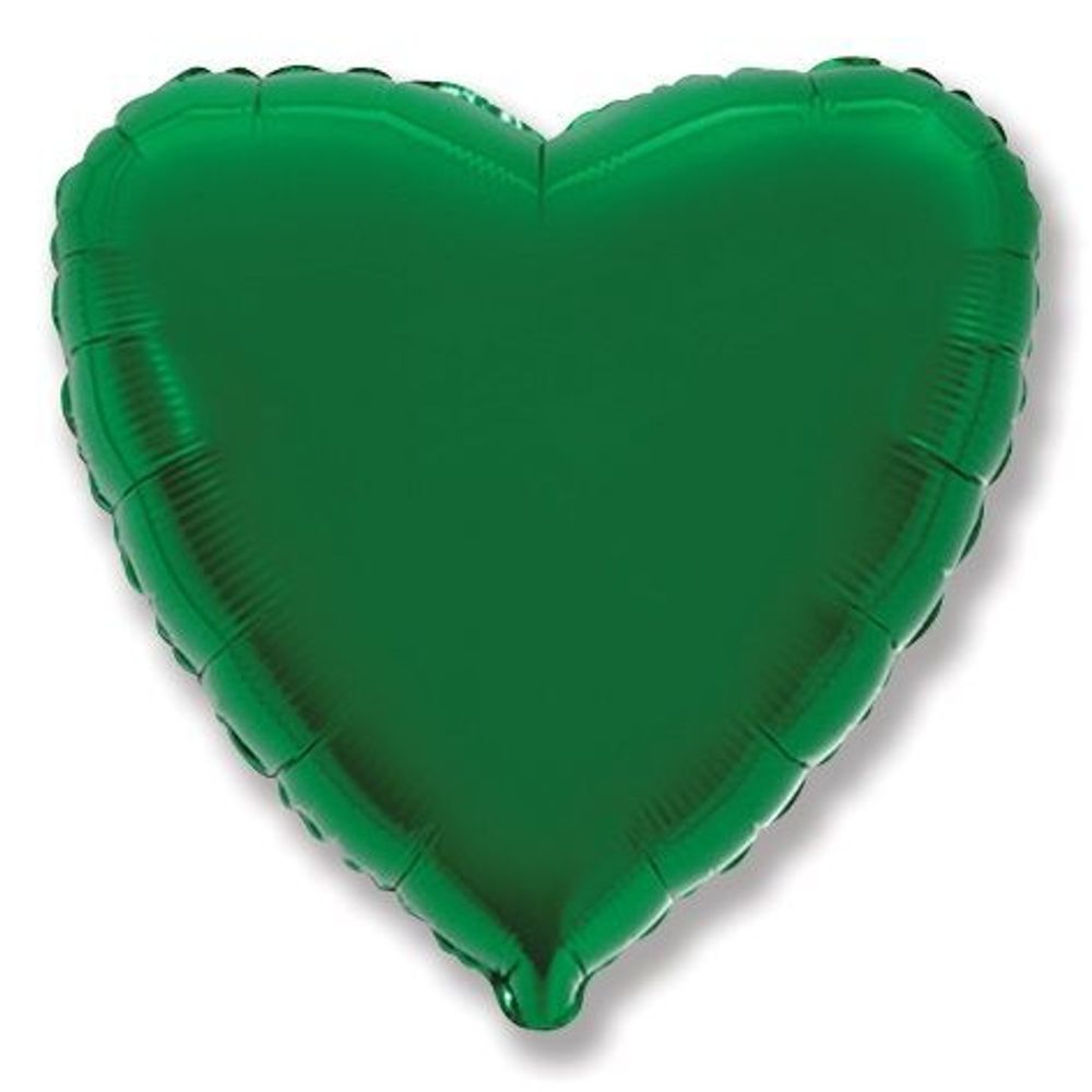 Сердце 18&quot; Зеленый / Green Fm