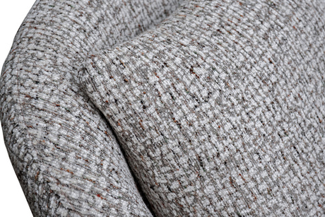 Кресло вращающееся шенилл 70х77х80см Garda Decor Verona серое