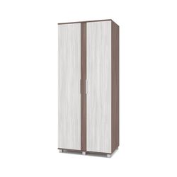 Шкаф двухстворчатый "Пандора" П21 (шимо темный/шимо светлый), ЛДСП, MODERN