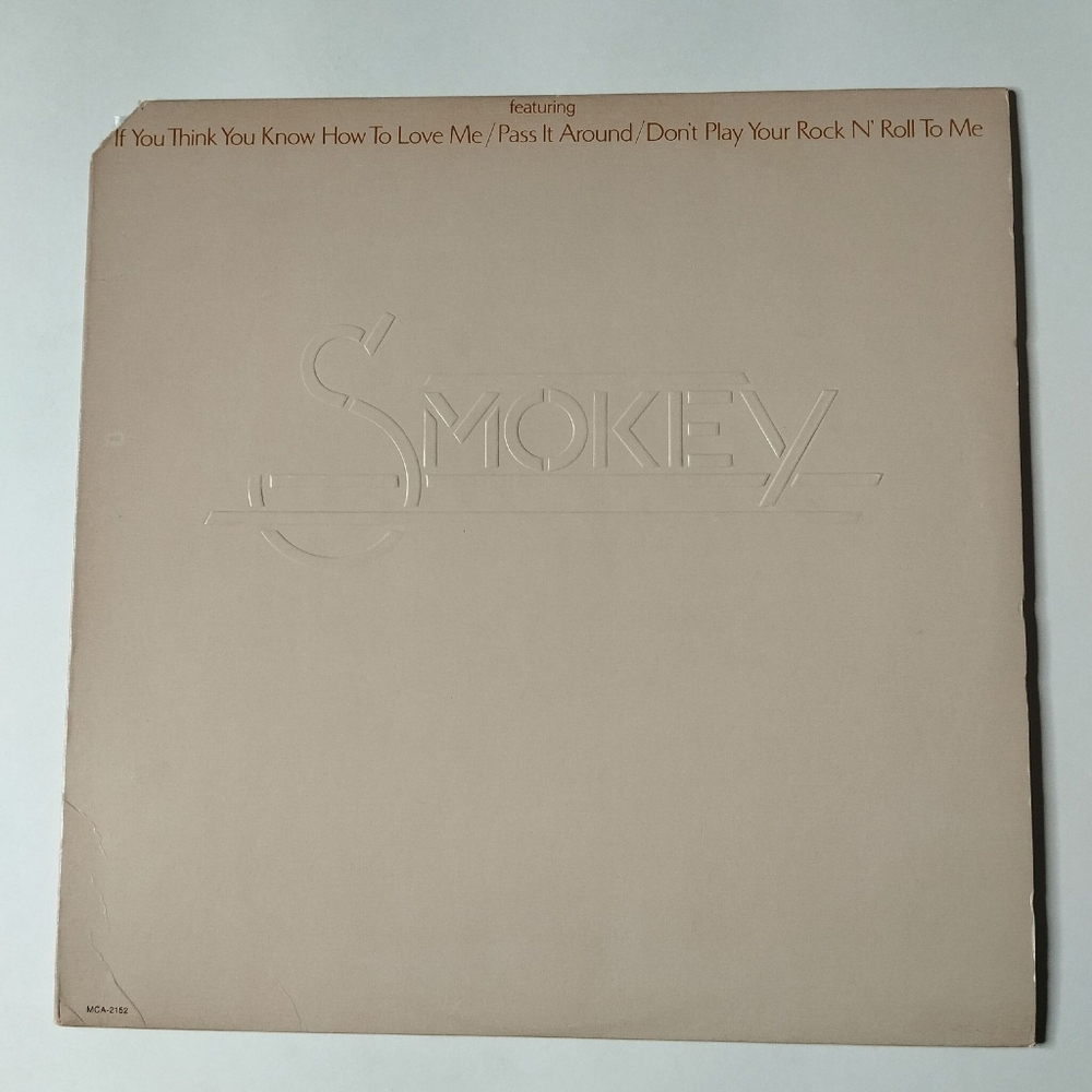 Винтажная виниловая пластинка LP Smokie Smokey Смоки Смоуки (USA 1975)