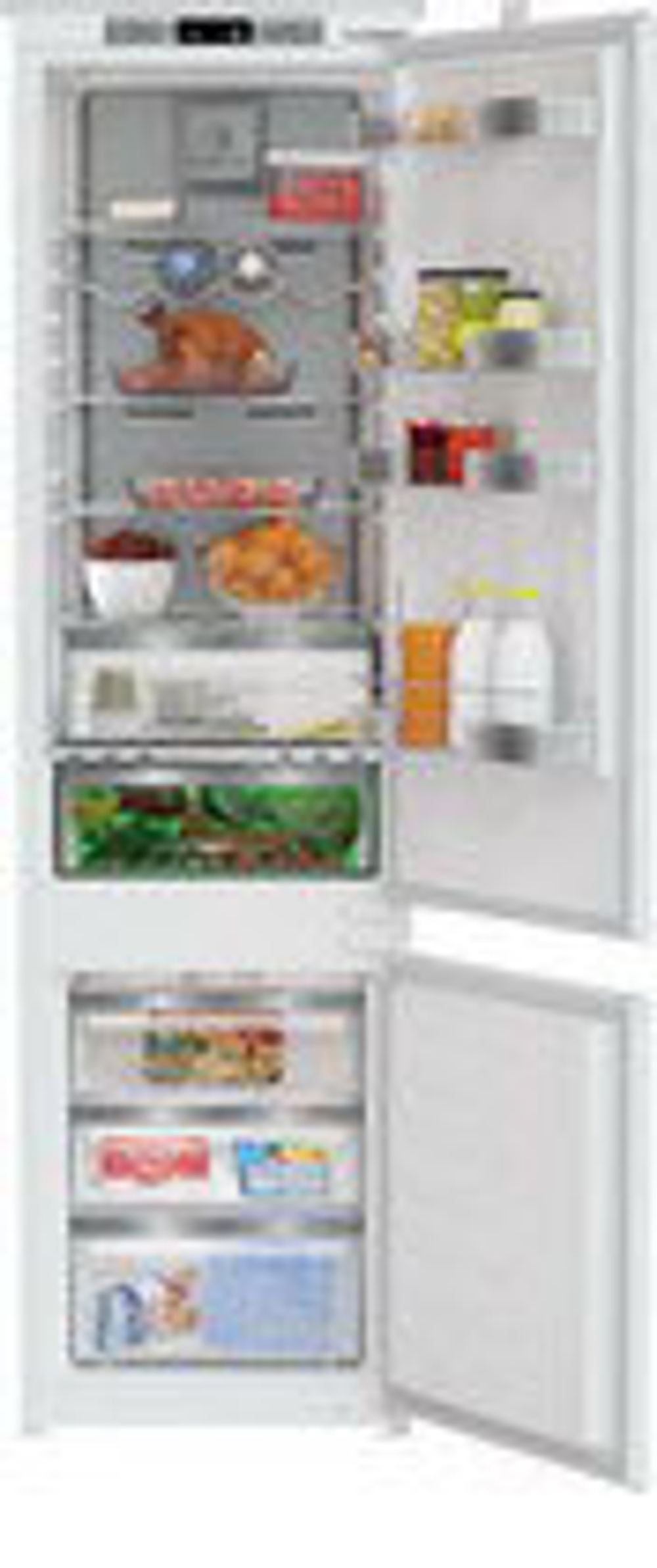 Встраиваемый двухкамерный холодильник Grundig GKIN25920