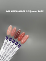 FOR YOU Набор гелей для наращивания BUILDER GEL 5 шт