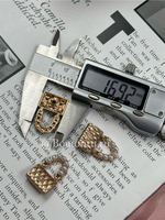 Шляпки под установочные кнопки золотистая сумка Шан. с жемчужной ручкой