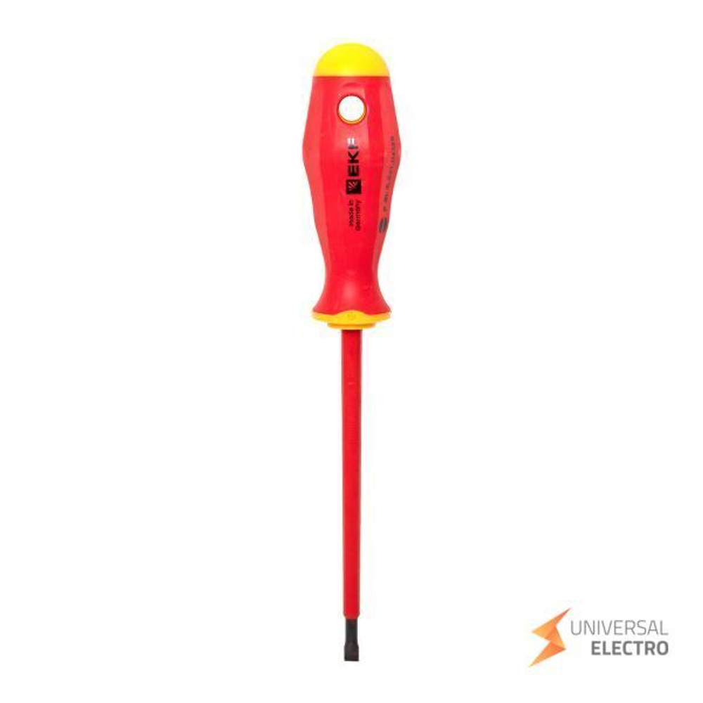 Отвертка Professional SL5,5х1 мм VDE 1000В EKF