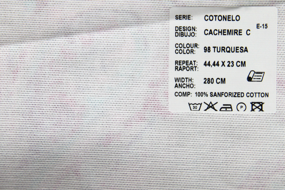 Рогожка Cotonelo Cachemire (Котонело Кашемир) C 98 Turguesa