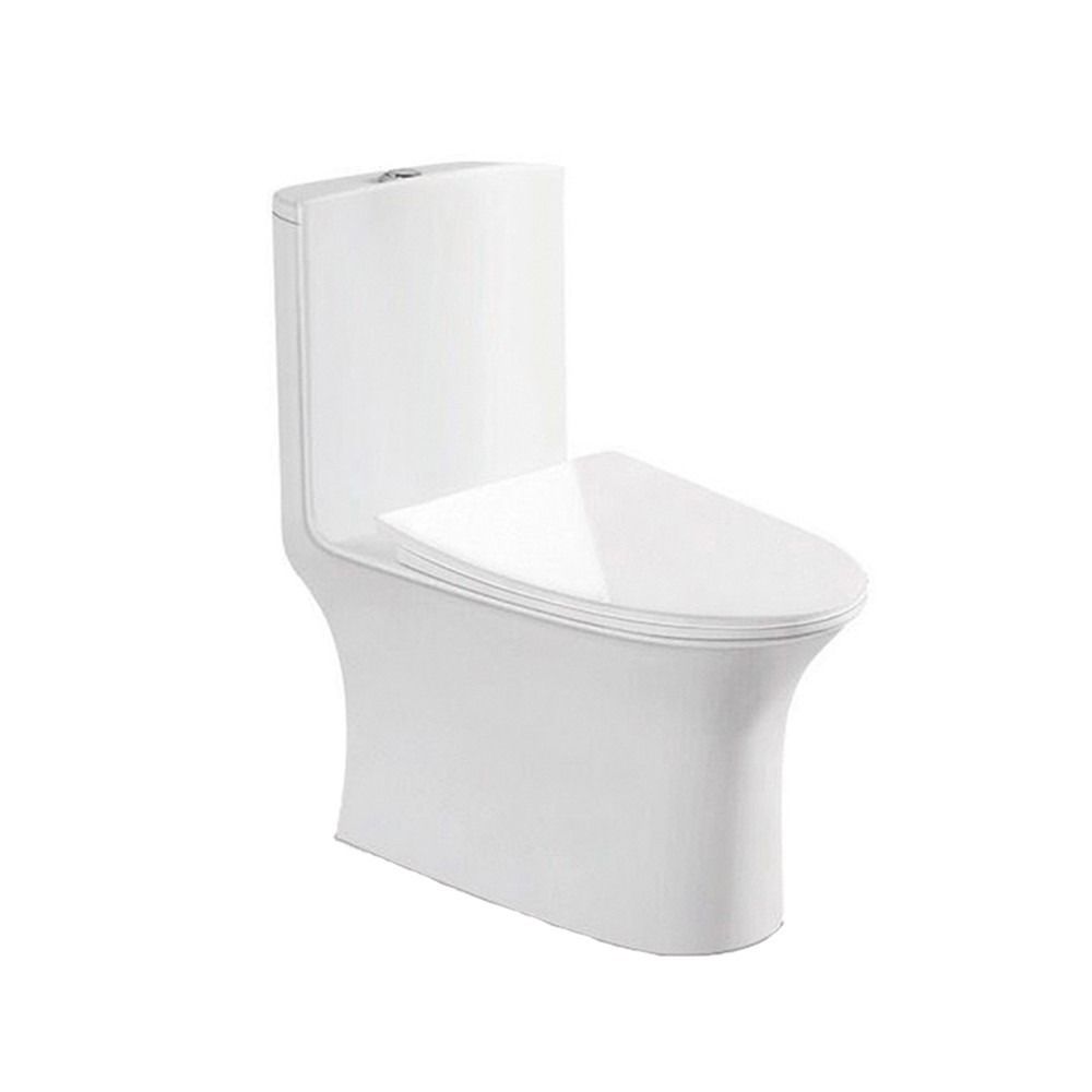 Унитаз монолитный SANITECO SA-28612 белый 710x390x770