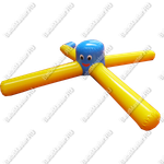 Элемент аквапарка "Осьминожка" размер 4,5*4,5*0,7 м