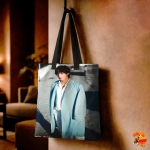 Сумка шоппер с принтом BTS