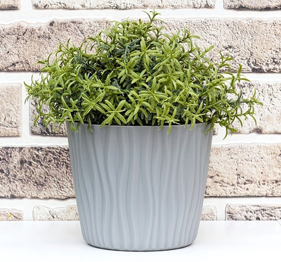 Кашпо ВОЛНА D200мм 4л с вкладышем М3189