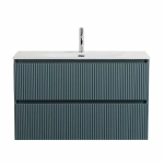 Тумба с раковиной BelBagno UNO-1000-2C-SO-AO голубой матовый