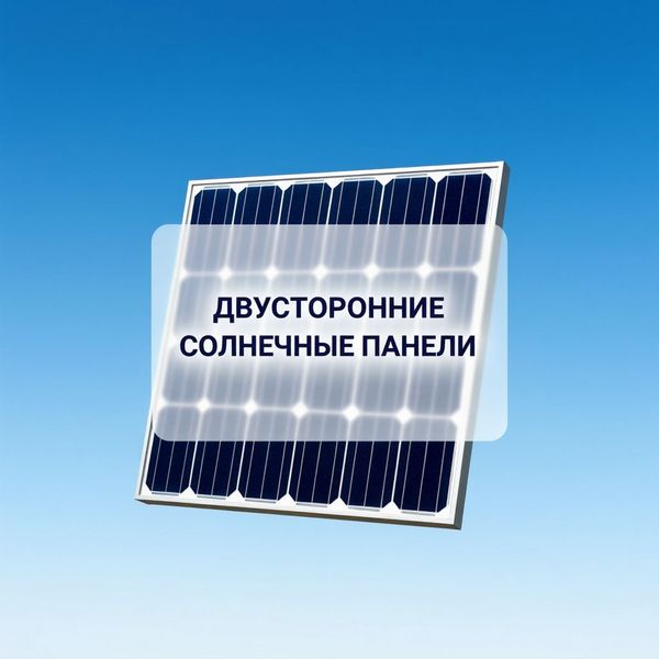 Двусторонние солнечные панели Двусторонние солнечные панели