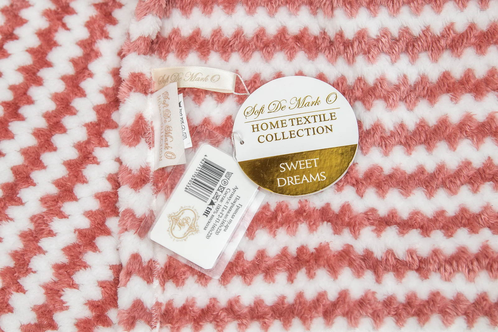 Плед 160х220 Sofi De MarkO Гринда пудра