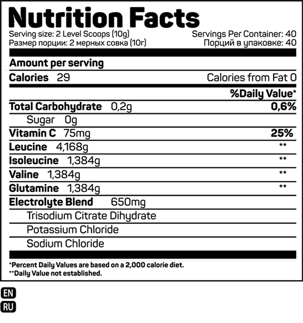 Tree of Life LIFE BCAA + Glutamine 400 g , БСАА + Глютамин