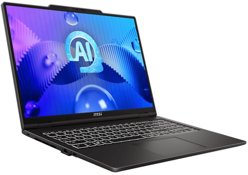 Ноутбук  MSI Venture 16 AI A1MG 16 ", Core Ultra 7, 16 Гб RAM, 1 Тб SSD, Arc graphics, Темно-серый