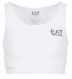 ТОП теннисный EA7 Woman Jersey Sport Bra - white